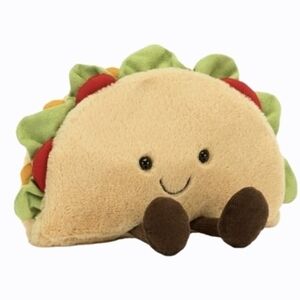Jellycat Amuseable Taco 🌮 5x7" Soft & Plush BNWT Authentic